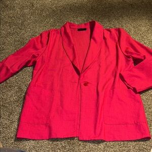 Women's vintage Shannon bright  Blazer one button